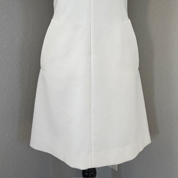 DVF Diane Von Furstenberg Carpreena Mini Shift Dress White Sz 2 - Picture 5 of 16